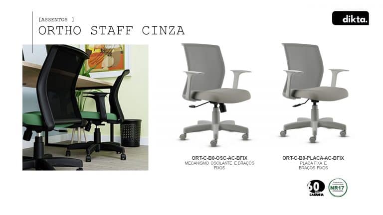LINHA ORTHO CINZA STAFF