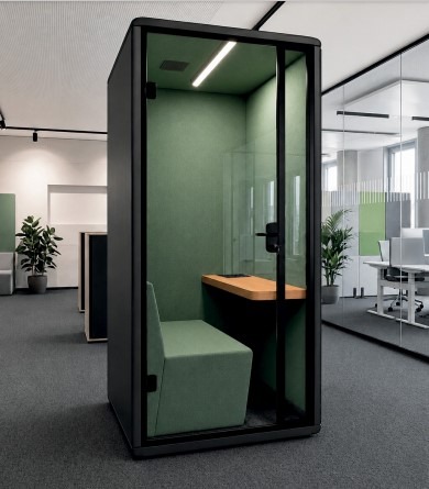 Cabine individual plus com bancada de apoio